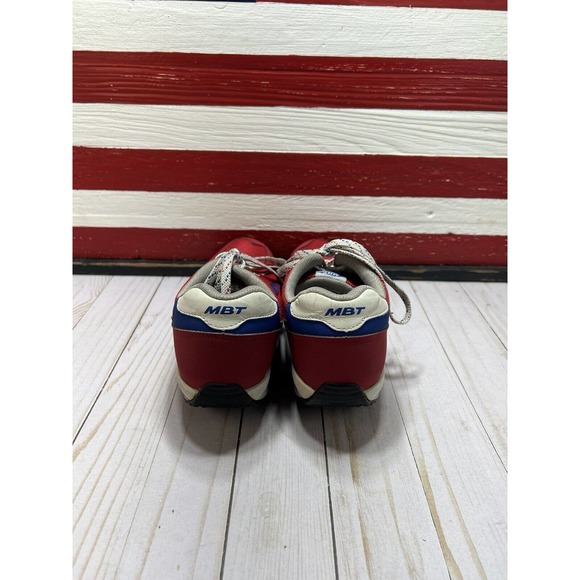 Rare MBT Women's 1997 Classic Retro Style Suede Size 9-9.5 Level 3 Rocker Red - Picture 7 of 13